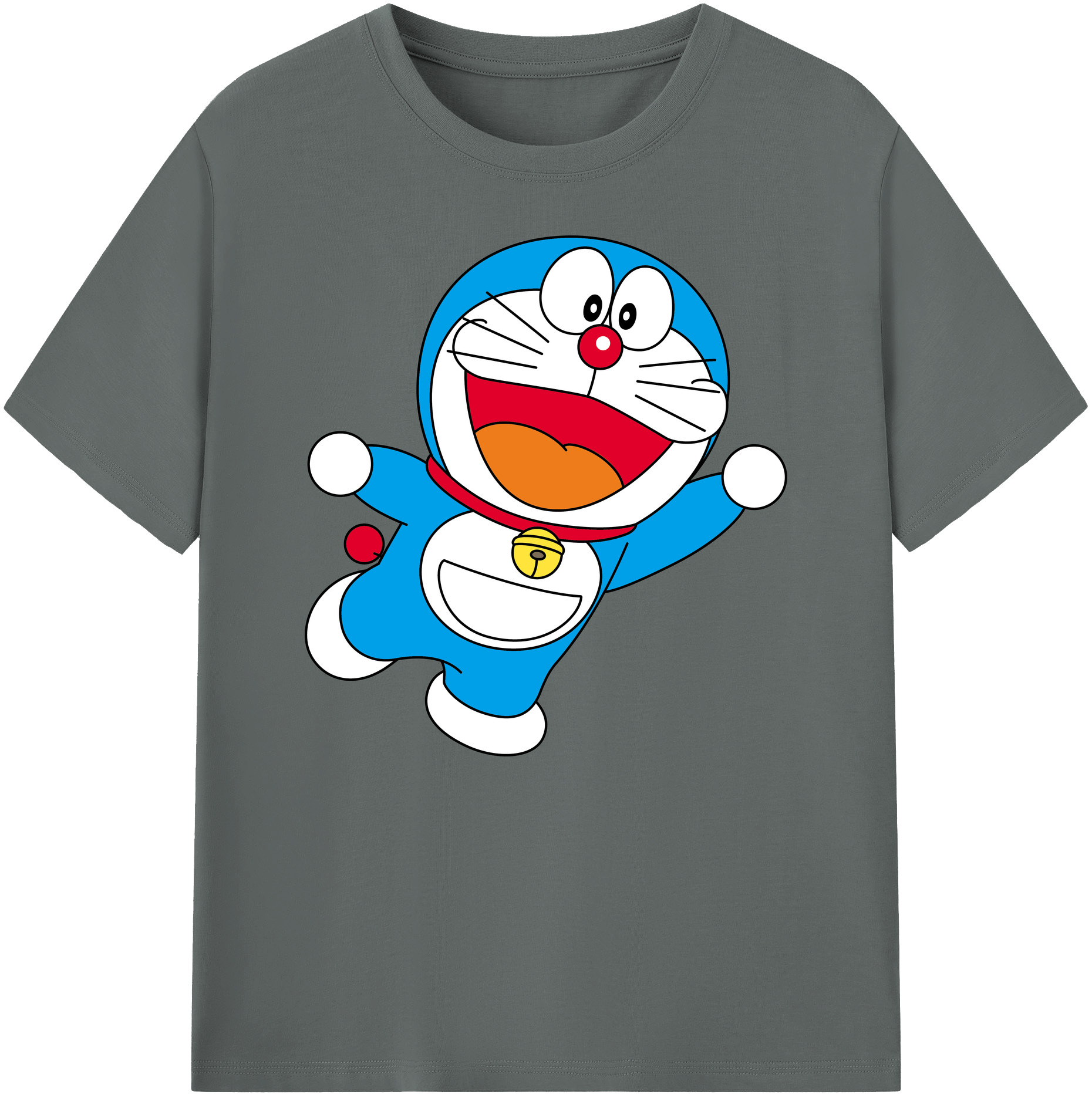 （画像用） ドラえもん Doraemon 綿100％ メンズ半袖Tシャツ｜肌触りやわらか＆通気性